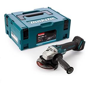 Makita DGA504ZJ1-125 millimetri 18 v angolo brushless a batteria agli ioni di litio con smerigliatrice caso makpac