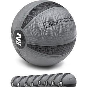 G5 HT SPORT Palle Mediche in Gomma Odorless [Disponibili da 1 Kg a 10 Kg] Palle da Fitness e Fisioterapia Ideali per Potenziamento Muscolare, Resistenza e Velocità (2 Kg)