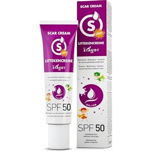 STAUDT Crema Cicatrici per Bambini Staudt Premium con Protezione SPF50 - Gel Siliconico Pediatrico per Pelli Sensibili - Formula Idratante con Allantoina e Aloe - Protezione UV Affidabile - 40ml