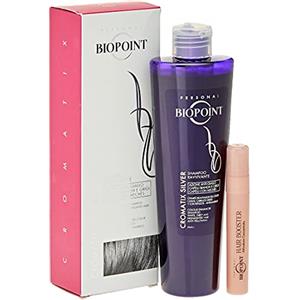 BIOPOINT Cromatix Shampoo Ravvivante Silver - Capelli bianchi, grigi e brizzolati, con mèches 200 ml