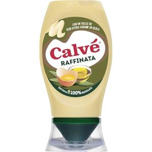 Calvé Maionese Raffinata Extra Vergine, Formato 250 ml, Maionese con Aggiunta di Olio Extravergine d'Oliva, Ideale con Carne e Verdure, Senza Glutine, Vegetariano