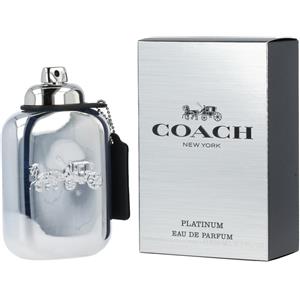 Coach Platinum Eau de Parfum Uomo 100 ml - Fragranza Orientale Legnosa con Note di Pepe Nero e Ananas