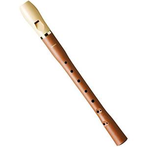 Hohner - mod. 9514 - Flauto dolce soprano, misto, diteggiatura barocca, 2 pezzi, in legno e plastica, colore: avorio