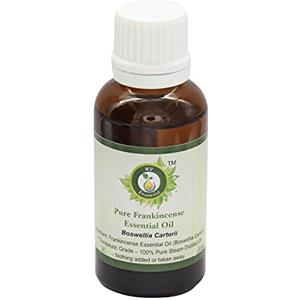 R V Essential Puro Frankincense Essenziale Olio 15ml (0.507oz)- Boswellia Carterii (100% Puro e Naturale Steam Distilled) Pure Frankincense Essential Oil