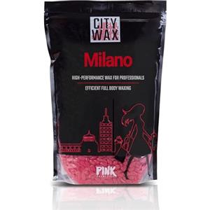 PINK Cosmetics MILANO CITY WAX - Perle depilatorie 1 kg, formula professionale a bassa temperatura, hard wax senza strisce, ideale per ceretta brasiliana