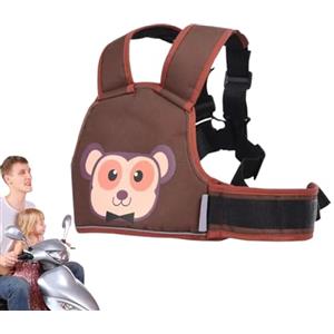 Generic Cintura di sicurezza per bambini | Cintura di sicurezza per moto per bambini, design integrato per moto, scooter, veicoli elettrici e biciclette
