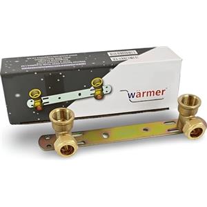 Wärmer System 15mmx 1/2''Supporto da parete per doccia a scomparsa, Piastra di fissaggio per doccia esposta,Staffa per valvola doccia,Miscelatore Termostatico Bar valvola a parete