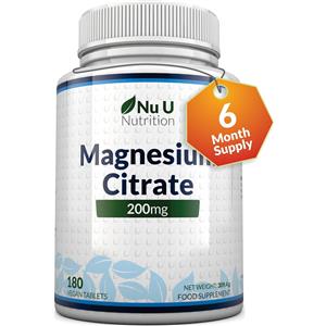 Nu U Nutrition Citrato di magnesio 200 mg 180 St