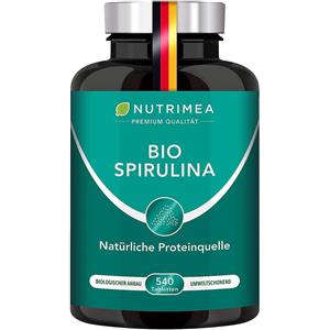 Nutrimea Spirulina pellet | QUALITÀ BIOLOGICA CERTIFICATA | Testata in