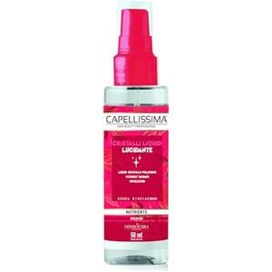 CAPELLISSIMA HAIR BEAUTY PROFESSIONAL Capellissima Cristalli Liquidi con Semi Di Lino Olio Termoprotettore Idratante e Nutriente per Capelli Crespi, Secchi e Danneggiati con Effetto Immediato di Lucentezza e Protezione 50ml