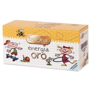 Buona Energia Oro - Integratore Alimentare Ricostituente per Bambini con Pappa Reale e Estratti Vegetali, 10 Flaconcini da 10 ml