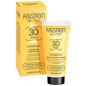 Angstrom Crema Solare Ultra Idratante SPF 30 per Viso - 50 ml, Leggera e Resistente all'Acqua