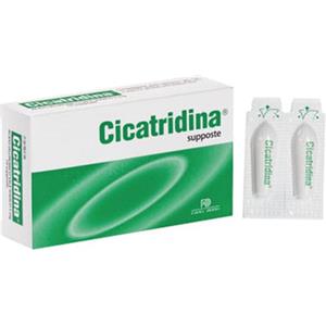 FARMA-DERMA Cicatridina Supposte 10 Pezzi - Trattamento Coadiuvante per Ragadi Anali e Fissure