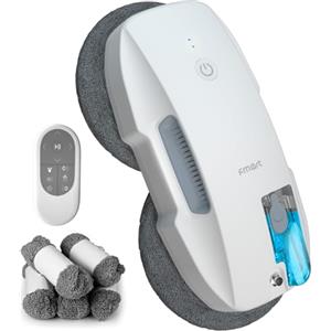 FMART Robot lavavetri professionale, lavavetri elettrico con funzione spray, potente potenza di aspirazione 3800pa, protezione di sicurezza multipla, T9 Robot per Pulizia di Finestra con Telecomando