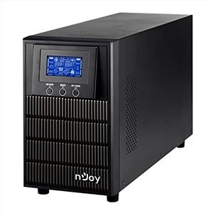 NJOY Aten Pro 2000 Gruppo di Continuità 2000VA 1800 Watt, Doppia Conversione On-Line Onda Sinusoidale Pura, 3 Uscite Schuko, USB, RS232, Slot SNMP, 4 Batterie 12V-9Ah - Garanzia 3 Anni