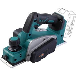 KATSU Tools KATSU FIT-BAT 21V Pialla Elettrica a Batteria, 15000RPM Piallatrice, Larghezza di Piallatura da 82mm e Profondità da 2mm, Lame Extra Incluse, senza Batteria o Caricabatterie 102781