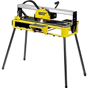 Fartools 113513-Tagliapiastrelle elettrico, per piastrelle, radiale a 36 mm, lama 200 x 22,2 x 2 mm, tavola inclinabile, con mirino laser, 800 W