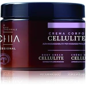 Ischia eau Thermale [500 ml.] Crema Corpo Massaggio Anticellulite - Uso Professionale - Massaggi Prolungati - Drenante, Liporiducente e Vasotonica - Nickel Tested