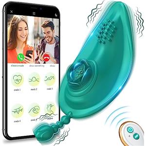 Banysin Vibratore per Donna Telecomando a Distanza con Bluetooth APP Control, Vibratore Portatile a 10 Modalità，Vibratori Donna Clitorideo Vibratore Punto G Vagina Silenziosi, Sex toys Vibratori per Coppia