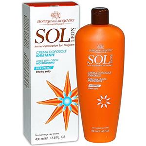 Bottega di LungaVita Natural Products Bottega di LungaVita SOL LEON DOPO SOLE CORPO - Morbida crema che restituisce rapidamente idratazione e levigatezza alla pelle donando una piacevole sensazione di benessere dopo l'esposizione al sole
