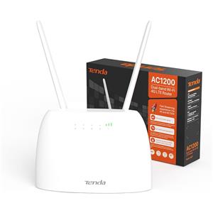 Tenda 4G06 Router 4G LTE Wireless 300Mbps WiFi con Slot SIM 2 Antenne Porta LAN/WAN Modem 4G SIM Senza Configurazione Plug&Play