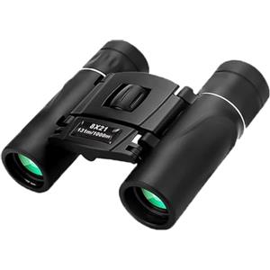 aiworth Binocolo potente per adulti - Binocolo compatto 8x21 con obiettivo FMC a prisma BAK4 - Piccolo binocolo tascabile pieghevole per adulti e bambini in viaggio, escursionismo, birdwatching, concerti