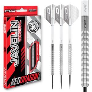 RED DRAGON Javelin: 24g - Freccette Tungsteno con Punta Acciacio, Voli e Freccette Aste