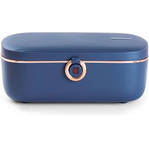 Bella Epoca: Scaldavivande Elettrico Portatile - un Porta pranzo riscaldabile Elegante. Lunch box elettrico a doppio Scomparto e Contenitore termico in Acciaio inox (1L / 45W), Portavivande Elettrico.