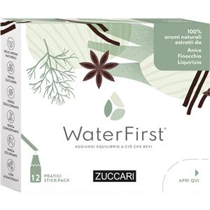 Zuccari WaterFirst - Aromatizzatore per Acqua Anice, Finocchio e Liquirizia - 12 Stick Pack