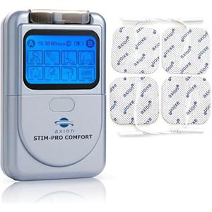 axion Elettrostimolatore analgesico TENS STIM-PRO Comfort Dispositivo di Corrente di elettrostimolazione per Trattare e alleviare Il Dolore
