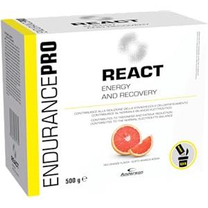 Anderson Professional Sport Supplements INTEGRATORE DI SALI E VITAMINE CON CARNITINA ANDERSON REACT 20 BUSTINE (l'imballaggio può differire)