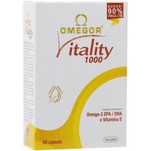 Omegor Vitality 1000 Integratore 60 Capsule Molli