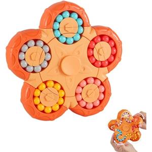 YUDANSI Puzzle rotante del fagiolo magico, giocattolo cubo e fidget spinner 2 in 1, gioco rompicapo, regalo per bambini, dai 3 anni in su, adolescenti e adulti come regalo di compleanno