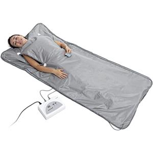 InnovaGoods® Coperta Elettrica, Coperta Sauna a Infrarossi, Coperta Termica Adatta per Tutto il Corpo, Coperta Sauna a Calore Infrarosso Potenzia l'Eliminazione di Grassi e Toxine.