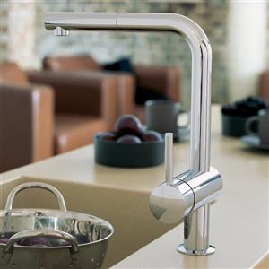 Grohe Minta rubinetto da cucina, orientabile, estraibile, 32168000, Minta cromo [Rubinetteria da Cucina > Rubinetti da Cucina]