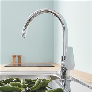 Grohe BauEdge rubinetto da cucina, orientabile, 31367001, BauEdge cromo [Rubinetteria da Cucina > Rubinetti da Cucina]