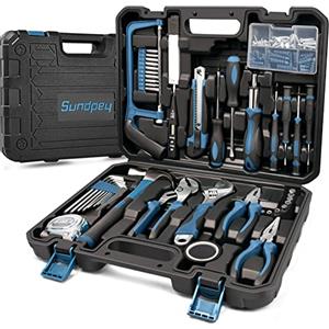 Sundpey Cassetta Attrezzi Completa 148-PCS Set Attrezzi Lavoro - Fai da te Meccanica Strumenti - Valigia Utensili Portatile Sundpey con Cacciaviti Cricchetto Pinze Riparazioni Quotidiane Casa Ufficio