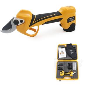 Volpi PV360 - Forbice da Potatura Elettrica Cordless con Batteria Litio 14.4V, Lame in Acciaio e Teflon, Taglio Massimo 32mm