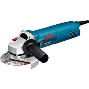 Bosch Professional Smerigliatrice Angolare Gws 1400 (Motore da 1400 W, Ø Disco 125 Mm, Flangia di Montaggio, Cuffia di Protezione, Dado di Serraggio, Chiave a Due Perni)