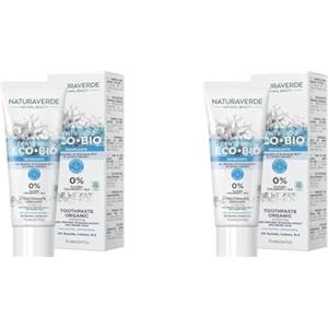 Naturaverde | BIO - Dentifricio GEL ECO BIO, ai Licheni Islandici, Sbiancante, per Sbiancare i Denti, Professionale, Fico, 75ml (Confezione da 2)