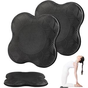 VMUTGA 2 Pezzi Yoga Ginocchiere, 20x20 cm Tappetino Yoga Antiscivolo Yoga Ginocchia Pad Equilibrio Sportivo Cuscino Tappetino Supporto per Protegge Ginocchia Caviglia Gomito per Ginnastica Aerobica