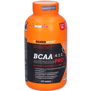 Named Sport - BCAA 4:1:1 Extreme Pro Integratore Energizzante Confezione 310 Compresse (Scadenza Prodotto 06/2026)