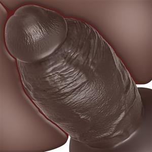 KISSAZ 9.5cm Diametro Dildo Nero Gigante Spesso, Dildo Anale in Silicone XXL con Forte Ventosa per Una Rapida Penetrazione Anale, plug anale, Giocattolo Sessuale per Pene Grande per Donne Esperte Uomini Gay