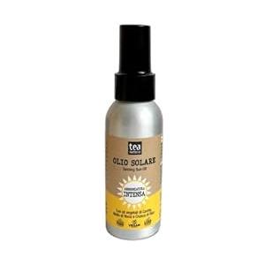 Tea Natura Olio Solare Abbronzante Vegan Waterproof - 100 ml per un'abbronzatura dorata e profumata