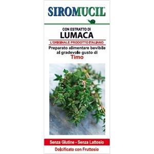 Siromucil - Sciroppo con Estratto di Lumaca al Gusto di Timo, 150 ml, Senza Glutine e Lattosio