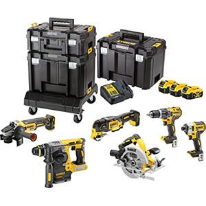 DEWALT DCK685P3T-QW 18V XR Kit di macchine 6 pezzi in TSTAK