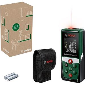Bosch Metro Laser Distanziometro Laser UniversalDistance 50C (misura distanze fino a 50 m con precisione, connettività Bluetooth, funzioni di misurazione, in scatola di cartone E-Commerce)