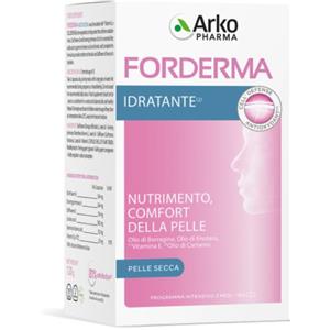 ARKOFARM Perles de Peau Idratante 180 Capsule - Formula con Olio di Borragine, Olio di Enotera e Vitamina E