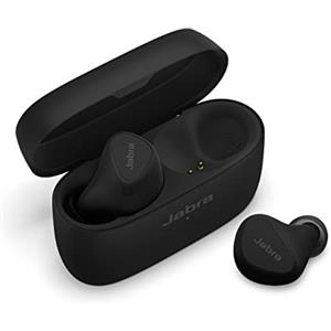 Jabra Elite 5 Auricolari Bluetooth In Ear True Wireless con cancellazione attiva del rumore (ANC) ibrida, 6 microfoni, ergonomici, altoparlanti da 6 mm - Per iPhone - Nero - In esclusiva su Amazon