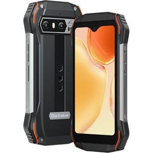 Blackview N6000SE Mini Smartphone Rugged, 4,3'' Display, MTK8788 12GB+128GB, 13MP+8MP Fotocamera, IP68 IP69K Impermeabile Android 13 Telefono Cellulare Antiurto, Batteria 3700mAh, GPS NFC Arancione